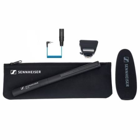 Sennheiser MKE 600 - mikrofon typu shotgun, zawartość zestawu